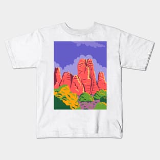 Canyonlands National Park in Moab Utah Utah United States WPA Poster Art Color Kids T-Shirt